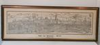 Mooie prent met historisch zicht op Antwerpen 105x38cm, Ophalen of Verzenden