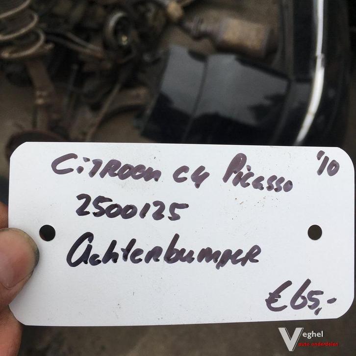 Citroen C4 Picasso 1.6 automaat 2010 2500125  Achterbumper m, Auto-onderdelen, Carrosserie, Bumper, Achter, Gebruikt, Ophalen