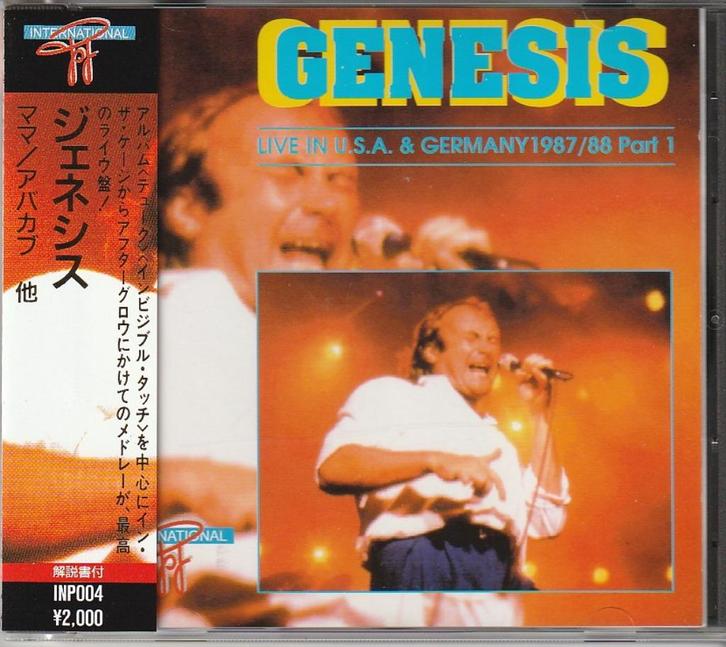 CD - GENESIS - Live in de VS en Duitsland, Cd's en Dvd's, Cd's | Rock, Nieuw in verpakking, Progressive, Verzenden
