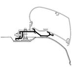 Thule luifel adapterstukkken Peugeot Boxer., Caravanes & Camping