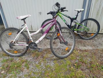 2 vélos fille et garçon  beschikbaar voor biedingen