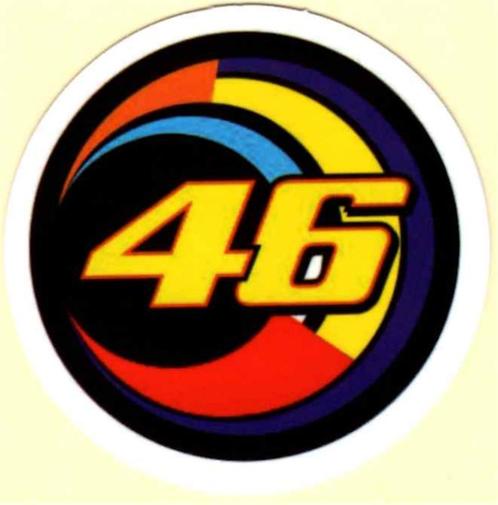 Valentino Rossi, The Doctor, 46 sticker #49, Motos, Accessoires | Autocollants, Envoi
