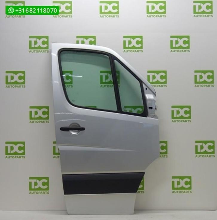 Mercedes Sprinter W906 06-18 Voorportier rechts zilvergrijs, Auto-onderdelen, Carrosserie, Deur, Mercedes-Benz, Voor, Rechts, Gebruikt