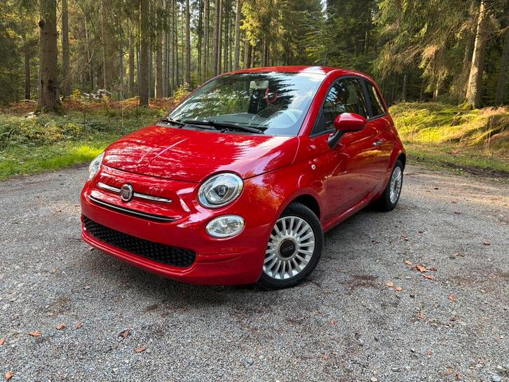 Fiat 500 automatisering/camera, Auto's, Fiat, Particulier, Achteruitrijcamera, Benzine, Euro 6, Stadsauto, 3 deurs, Automaat, Rood