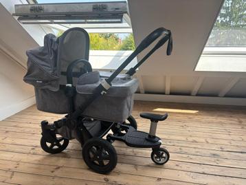 Bugaboo Donkey 2 Duo Limited Edition Gris chiné, Enfants & Bébés, Poussette combi, Bugaboo, Enlèvement, Utilisé
