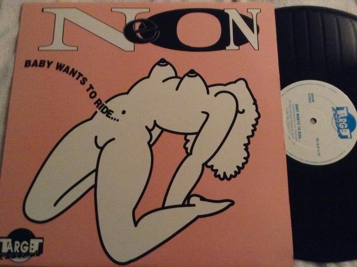 LP Neon “Baby wants to ride 12” ”, Cd's en Dvd's, Vinyl | Dance en House, Gebruikt, Dance Populair, 12 inch, Ophalen of Verzenden