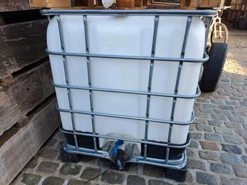 IBC watervat 1000l., Tuin en Terras, Ophalen, Zo goed als nieuw