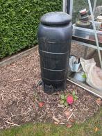 Regenton zwart 100l, Tuin en Terras, Regentonnen, Ophalen, Zo goed als nieuw