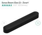 Sonos Beam BLACK GEN.2 New incl BTW, Ophalen, Nieuw