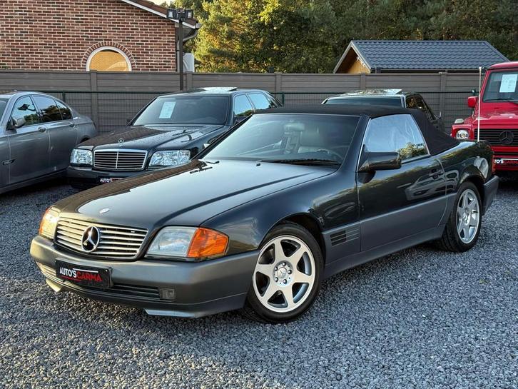 Mercedes-Benz SL 320 Cabrio Uitstekende Conditie AUtomaat Ol, Auto's, Oldtimers, Bedrijf, Te koop, ABS, Airbags, Airconditioning