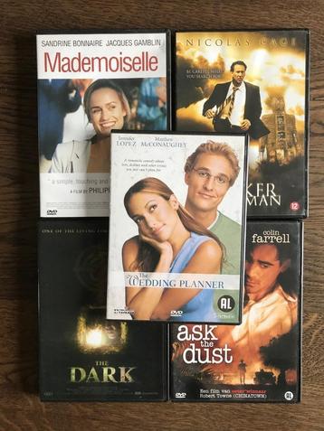 5 DVD's - in goede staat beschikbaar voor biedingen