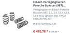Eibach veren Porsche Boxster 987.2, Porsche, Ophalen
