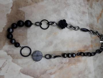 Collier long pour femme Inge Accessori, Enlèvement ou Envoi, Utilisé, Noir, Autres matériaux