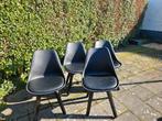 4 chaises noires, Ophalen, Gebruikt, Zwart, Vier