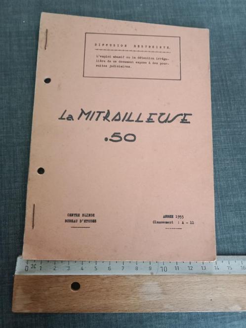 La mitrailleuse ‘50, Collections, Objets militaires | Seconde Guerre mondiale, Autres, Enlèvement ou Envoi