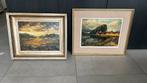2 mooie schilderijtjes van  l. D hondt en marc hanskens, Antiek en Kunst, Kunst | Schilderijen | Klassiek, Ophalen