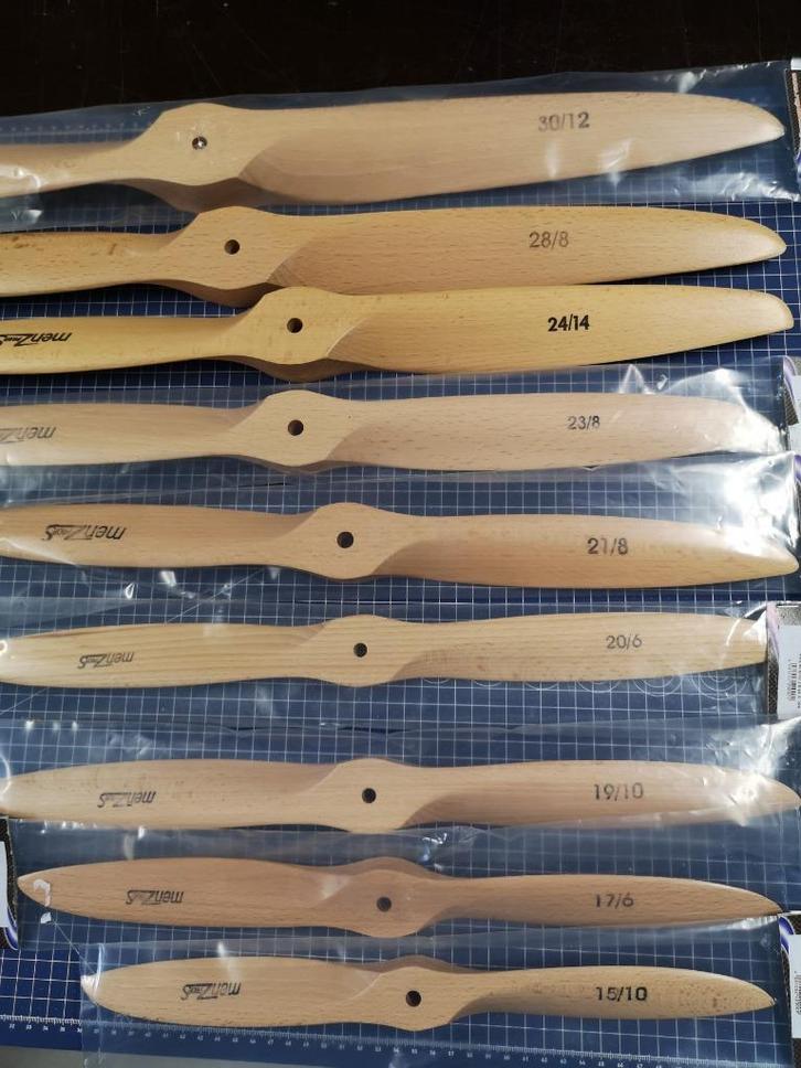 Tony Clark Menz S wood propellers, Hobby en Vrije tijd, Modelbouw | Radiografisch | Vliegtuigen, Nieuw, Ophalen