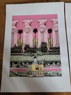 moderne dubbele litho, Ophalen