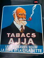 Tabacs Ajja emaille, Collections, Marques & Objets publicitaires, Comme neuf, Enlèvement ou Envoi