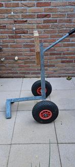 Motor transportwagen voor motor max 25 pk, Ophalen, Gebruikt