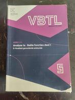 VBTL 5/6 - Analyse 1a: reële functies deel 1 (D-Gevorderd), Boeken, Gelezen, ASO, Wiskunde A, Die keure