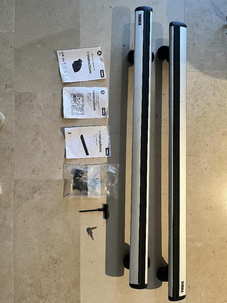 Thule Wingbar Evo - dakrail dakdrager, Auto diversen, Dakdragers, Gebruikt, Ophalen