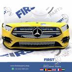 W177 A KLASSE 2022 A35 AMG VOORBUMPER GEEL AERO PERFORMANCE, Gebruikt, Voor, Mercedes-Benz, Ophalen of Verzenden