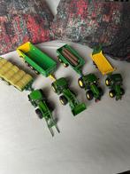 Siku John Deere tractor en karren, Hobby en Vrije tijd, Modelauto's | 1:32, Ophalen of Verzenden, Zo goed als nieuw, Tractor of Landbouw