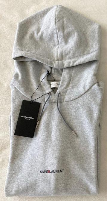 Saint Laurent YSL Hoodie Rive Gauche Grijs XS NIEUW beschikbaar voor biedingen