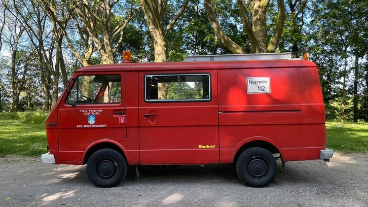 VW LT31 Bus de pompiers | Essence | 55638 km | 1980, Auto's, Volkswagen, Particulier, Overige modellen, Achteruitrijcamera, Benzine