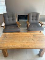 Salon tafel met 2 eenzits, Huis en Inrichting, Ophalen, Zo goed als nieuw