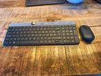 Te koop toetsenbord en muis, Computers en Software, Toetsenborden, Ophalen, Azerty, Zo goed als nieuw