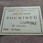 Entreeticket Casino, Ophalen of Verzenden
