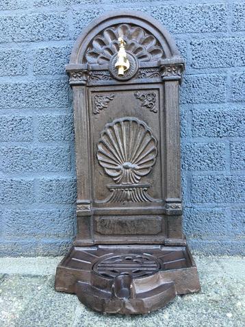 Fontaine de jardin, fonte, marron, Enlèvement ou Envoi, Fonte, Fontaine