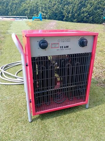 Souffleur à air chaud électrique 15Kw, Enlèvement, Comme neuf