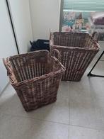 Rieten manden, groot formaat, Ophalen
