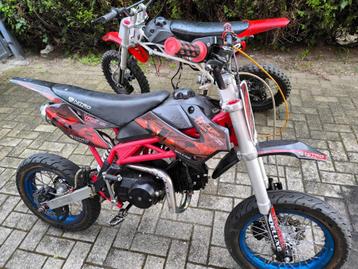 Pitbike,dirtbike,crossbrommer Nitro 2stuks 125cc, 125 cm³, Nitro, Enlèvement, Utilisé
