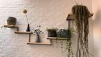 Metalen houten schab wandplank, Huis en Inrichting, Woonaccessoires | Wandplanken en Boekenplanken, Ophalen, Zo goed als nieuw