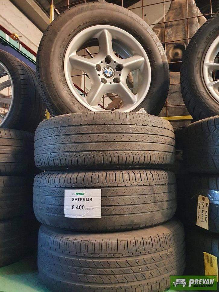 BMW X5 E53 zomerbanden velgen 235/65/17 Michelin, Auto-onderdelen, Banden en Velgen, Banden en Velgen, Zomerbanden, 17 inch, 235 mm