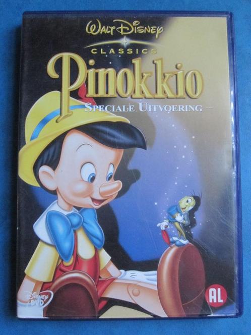 Pinokkio (1940) DISNEY, Cd's en Dvd's, Dvd's | Tekenfilms en Animatie, Zo goed als nieuw, Amerikaans, Tekenfilm, Alle leeftijden