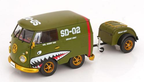 VW T1 Kool Kombi Army Fighter - Échelle 1/18 - PRIX : 49€, Hobby en Vrije tijd, Modelauto's | 1:18, Nieuw, Auto, Solido, Ophalen