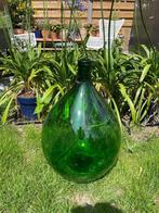 Prachtige Dame Jeanne, Groen, Glas, Zo goed als nieuw, 50 tot 75 cm