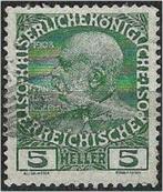 Oostenrijk 1908/1913 - Yvert 104 - 60 jaar Frans-Jozef (ST), Timbres & Monnaies, Timbres | Europe | Autriche, Affranchi, Envoi