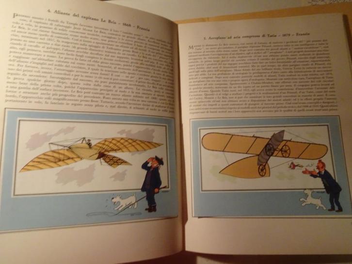 Album chromos See and Know Tintin - Luchtvaart (Italiaans), Verzamelen, Stripfiguren, Gebruikt, Boek of Spel, Kuifje, Ophalen of Verzenden