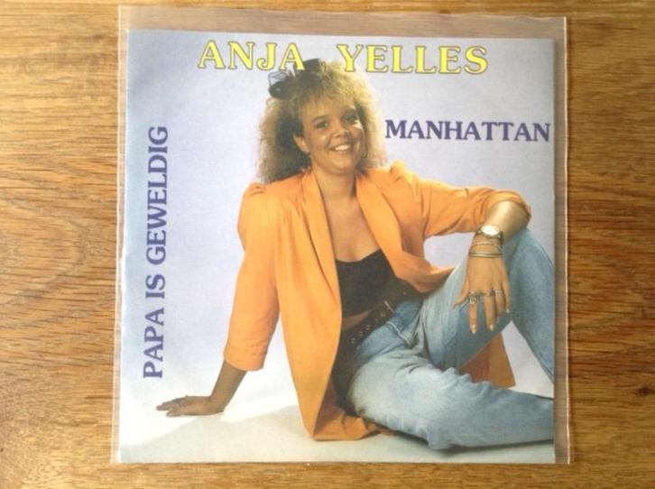single anja yelles, Cd's en Dvd's, Vinyl Singles, Single, Nederlandstalig, 7 inch, Ophalen of Verzenden