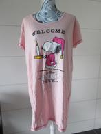 Roze / roos nachtkleed "Snoopy" - L/XL -  katoen, Vêtements | Femmes, Homewear, Enlèvement ou Envoi, Comme neuf, Taille 42/44 (L)