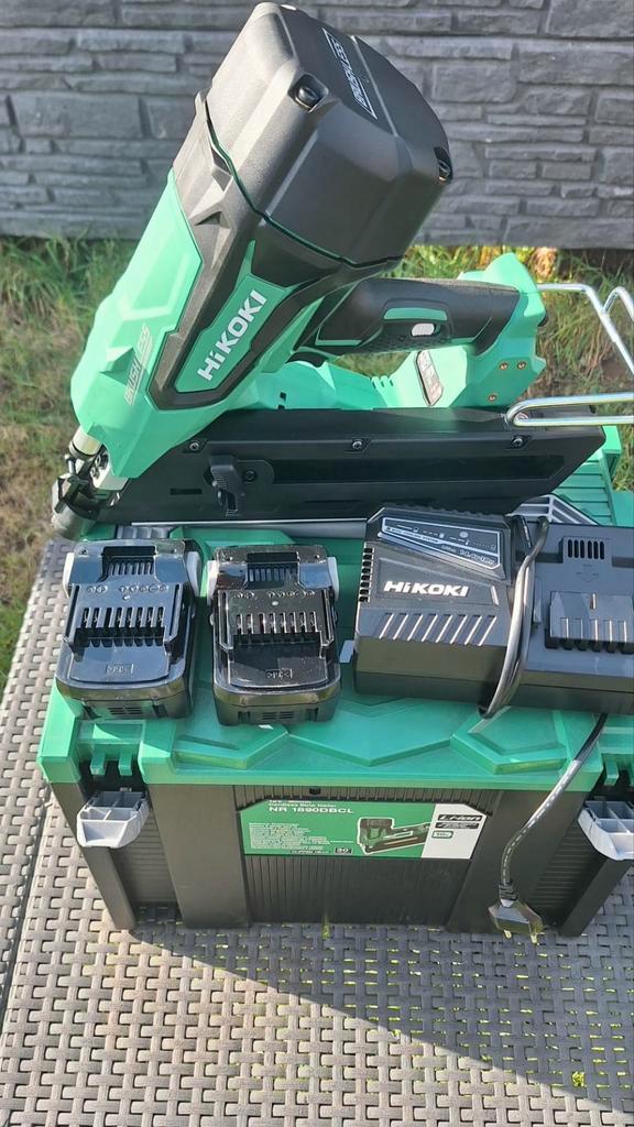 HIKOKI NR 1890DBCL gasvrije spijkermachine van de nieuwe gen, Doe-het-zelf en Bouw, Gereedschapskisten, Ophalen