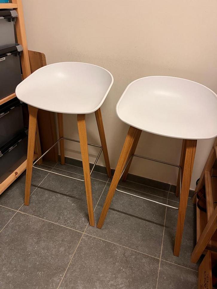 Originle HAY stoelen - barkruk, Huis en Inrichting, Barkrukken, Zo goed als nieuw, Ophalen
