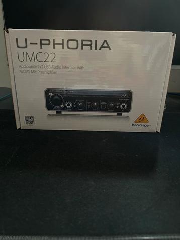 interface audio Behringer U-Phoria UMC22 beschikbaar voor biedingen