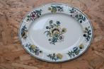 schaal Boch bloemendecor faience fine ovaal oval platter, Ophalen of Verzenden